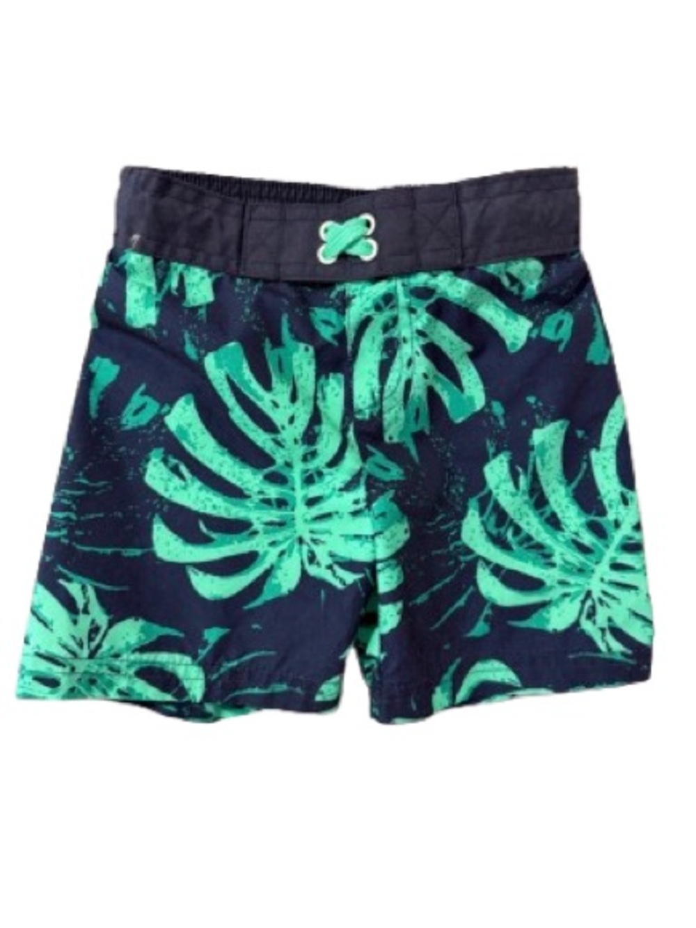 Cat & Jack Navy Swim Trunks with White Mesh Lining Size 3T